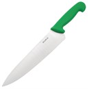 Couteau de cuisinier Hygiplas vert 255mm